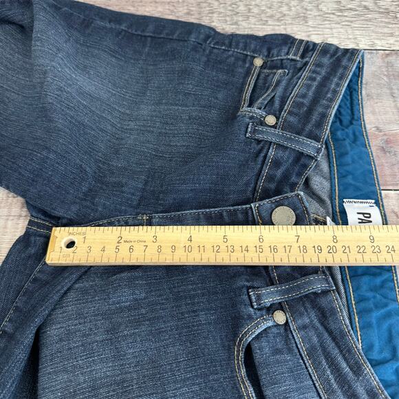 Paige Jeans Women's Size 26 Skyline Skinny Stretch Mid Rise Blue Denim - Picture 9 of 12